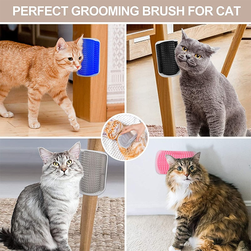 Wall Corner Massage Brush For Cats