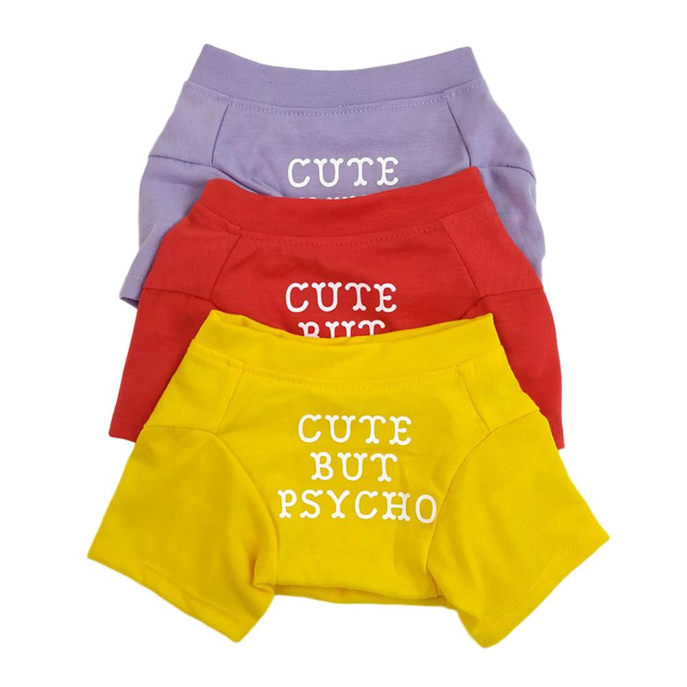 Soft Letters Printed French Bulldog Clothes