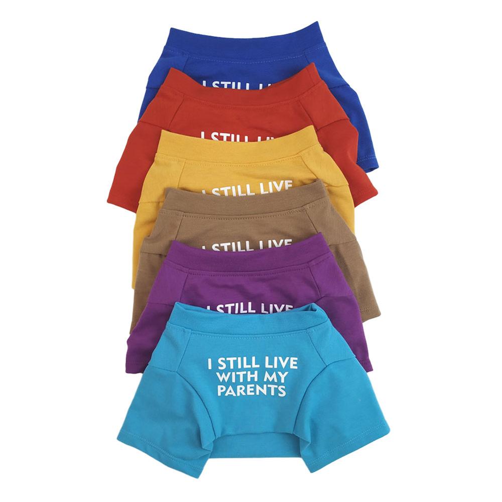 Soft Letters Printed French Bulldog Clothes