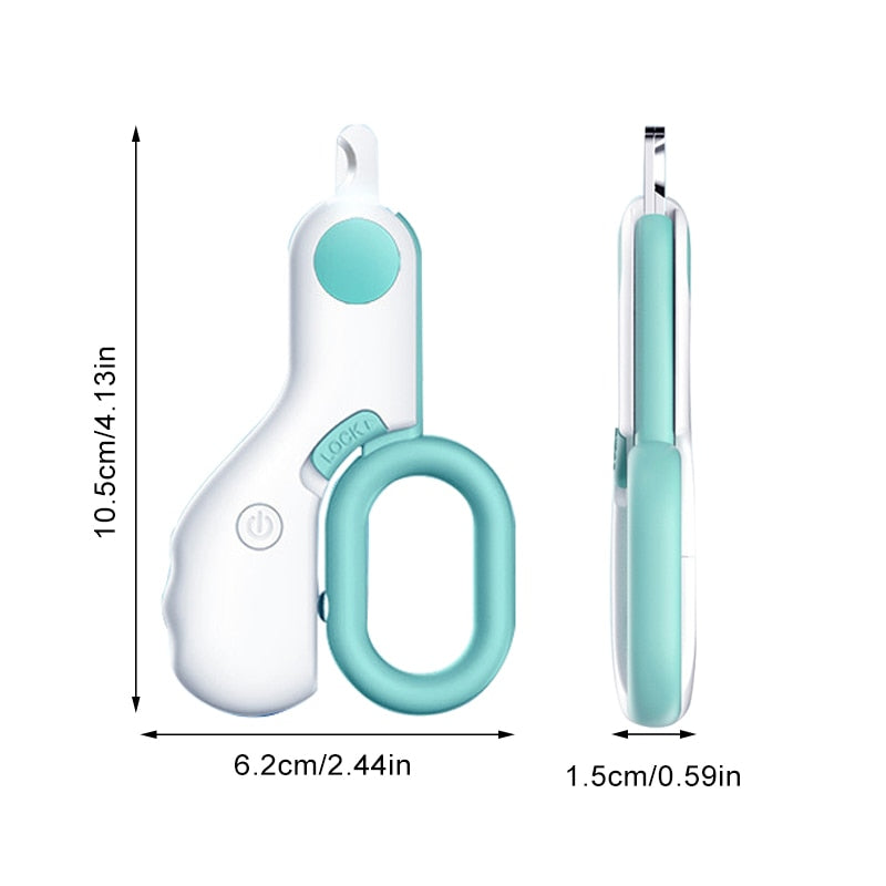 LED Light Professional Pet Nail Clipper For Small Dogs And Cats