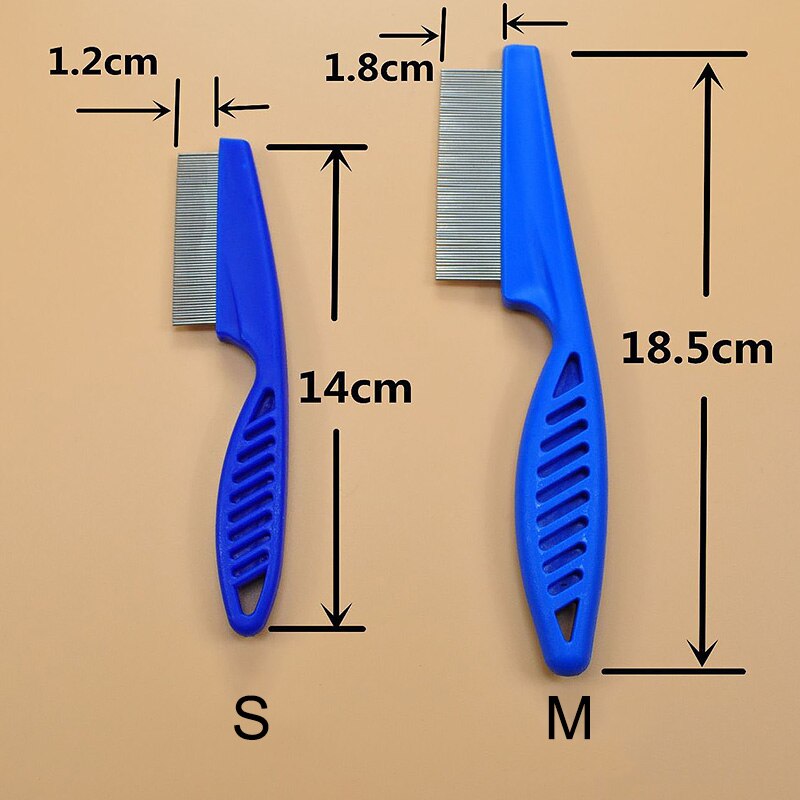 Stainless Flea Shedding Brush For Cats And Dogs