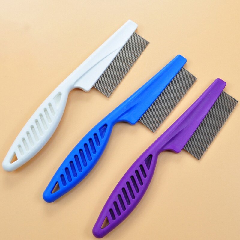 Stainless Flea Shedding Brush For Cats And Dogs
