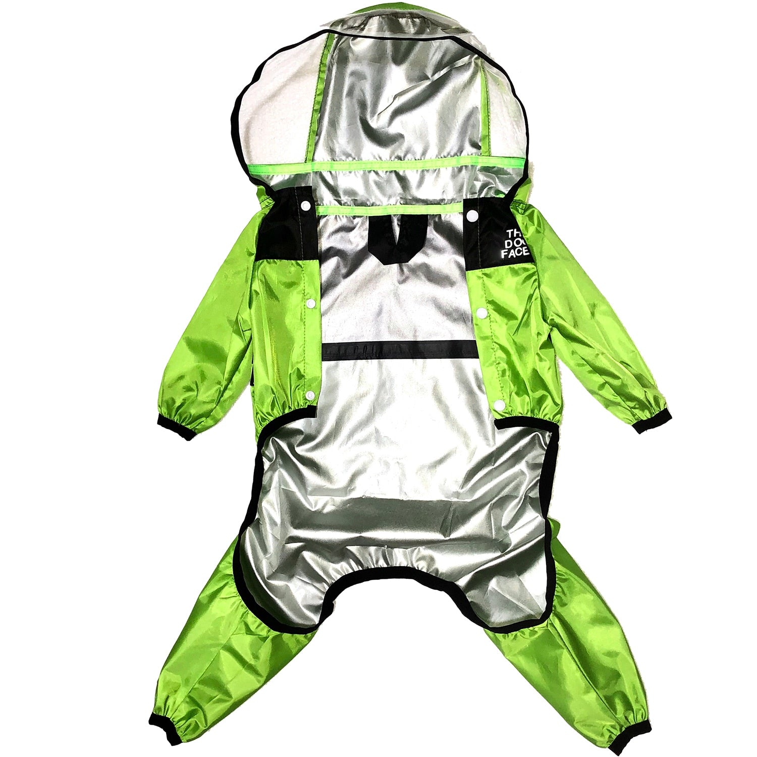 Transparent Hooded Jumpsuit For Dogs & Cats