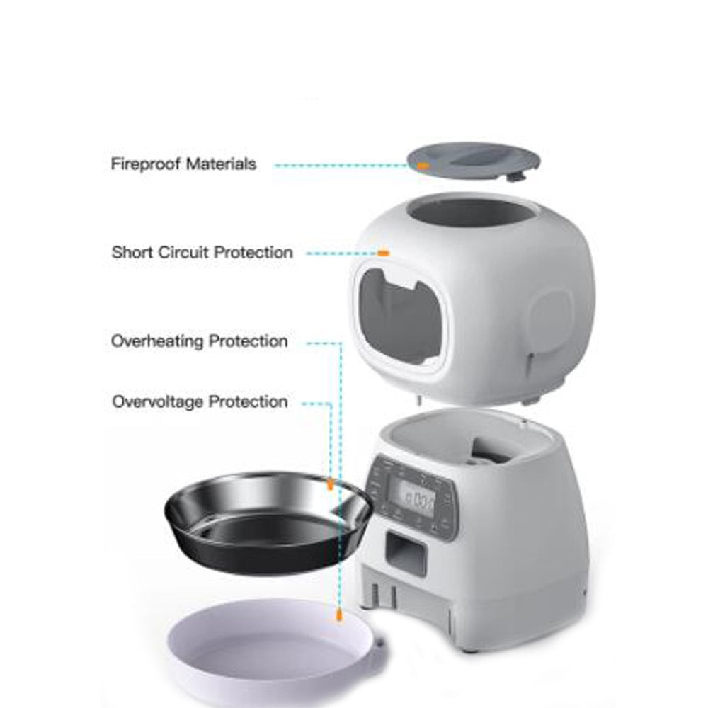 3.5l Smart Food Dispenser For Cats And Dogs
