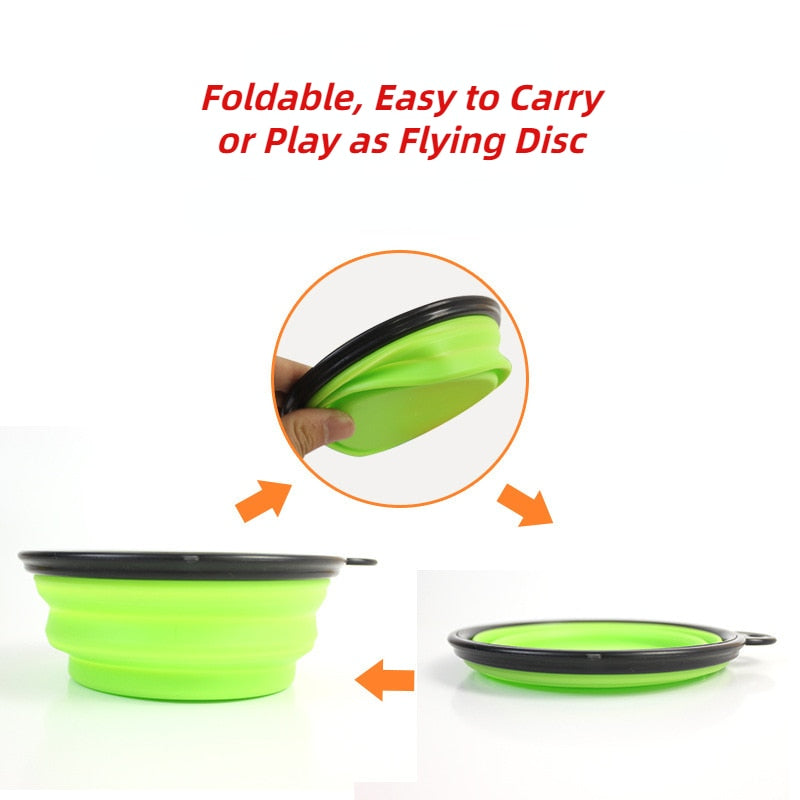 1000ml Large Collapsible Dog Pet Bowl