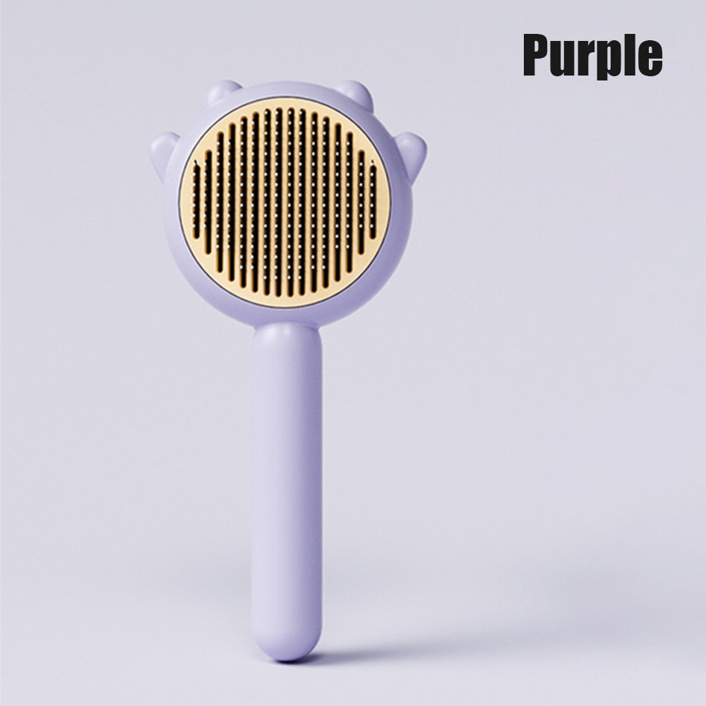 Pet Grooming Needle Brush With Magic Massage Comb