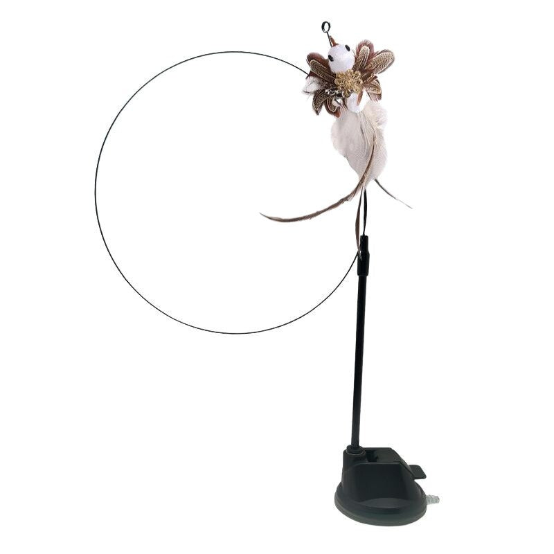 Handfree Teaser Wand With Suction Cup
