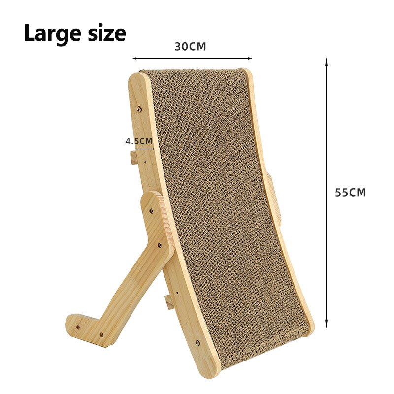 3-in-1 Wooden Cat Scratcher