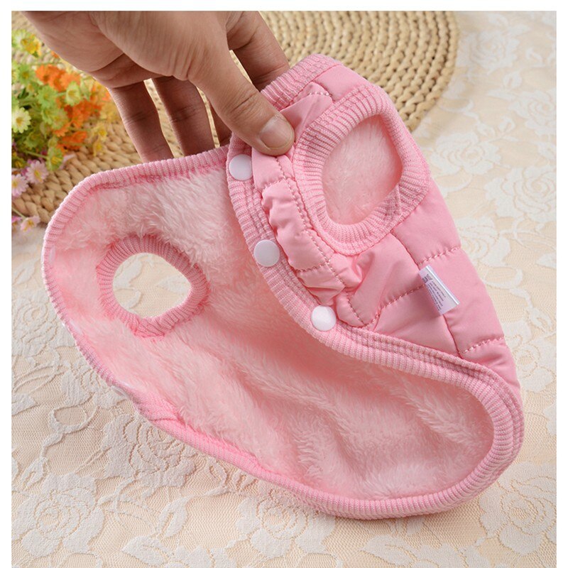 Winter Cotton Dog Vest Coats For Small Medium Dogs