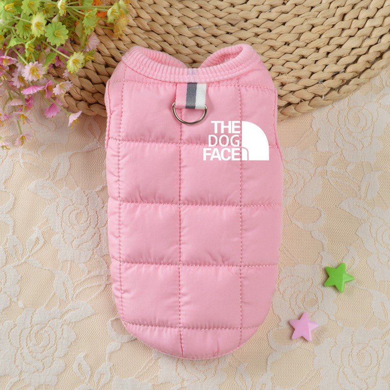 Winter Cotton Dog Vest Coats For Small Medium Dogs