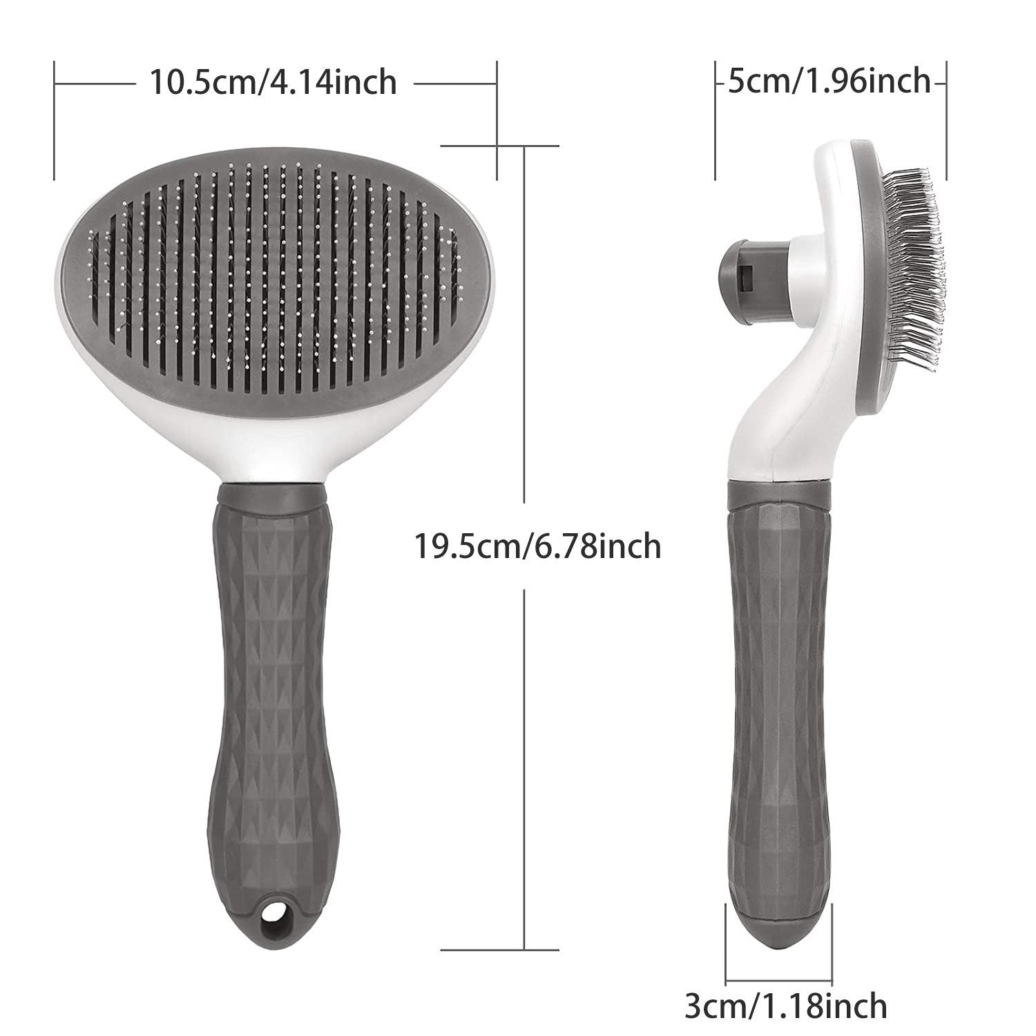 Self-Cleaning Pet Hair Remover Brush For Dogs And Cats