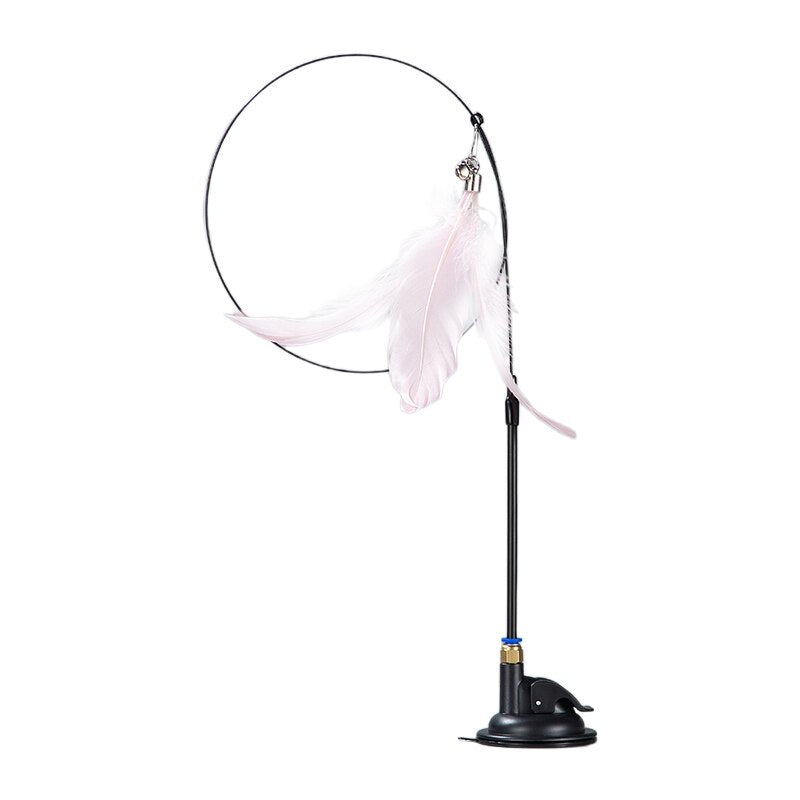 Handfree Teaser Wand With Suction Cup