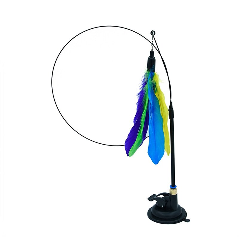 Handfree Teaser Wand With Suction Cup