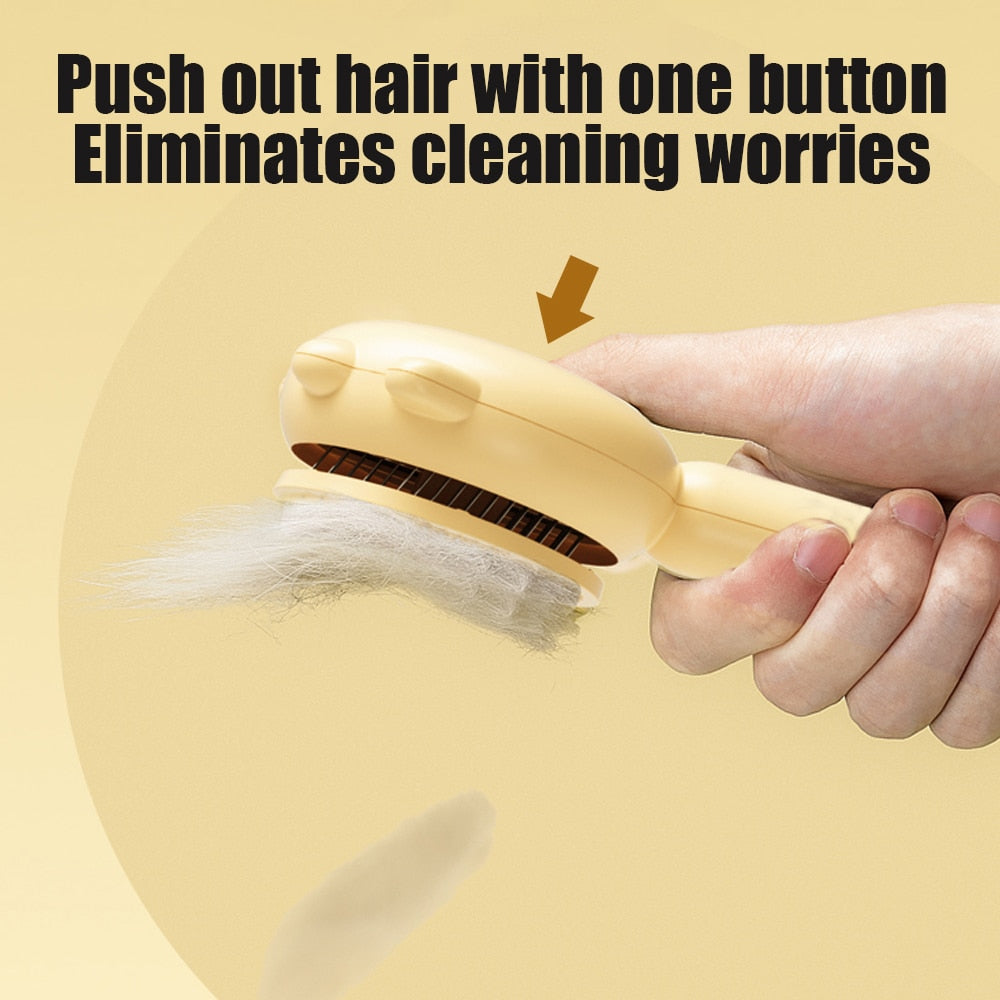 Pet Grooming Needle Brush With Magic Massage Comb