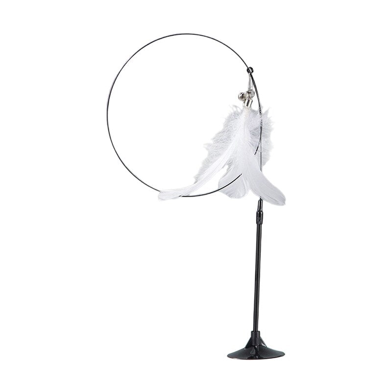 Handfree Teaser Wand With Suction Cup