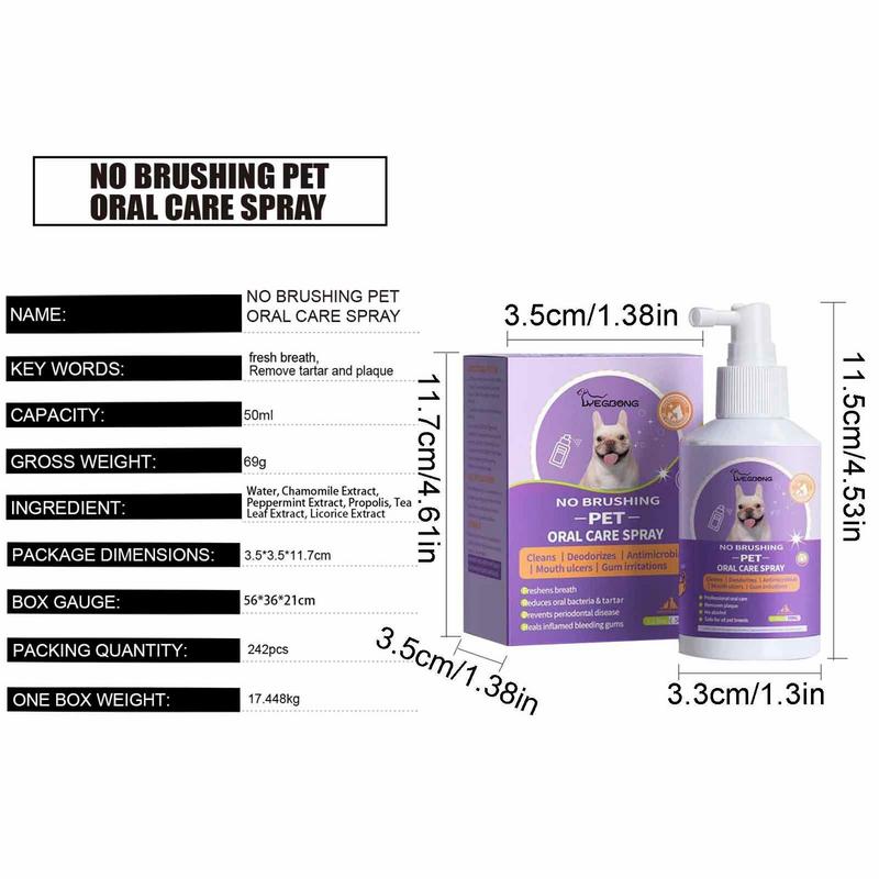 Pet Oral Cleanse Spray 50ml