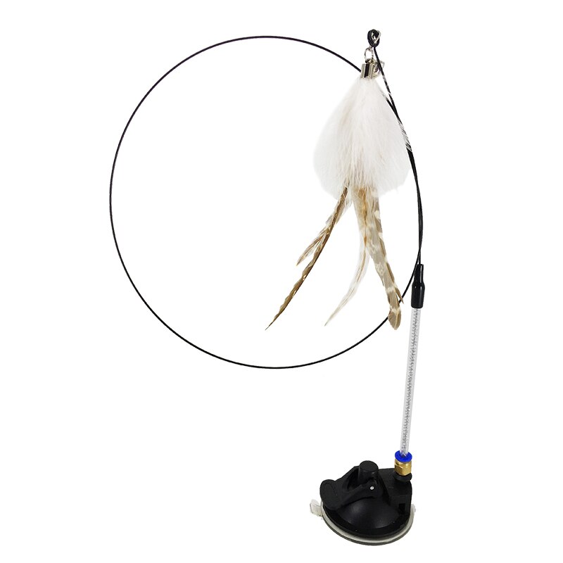 Handfree Teaser Wand With Suction Cup