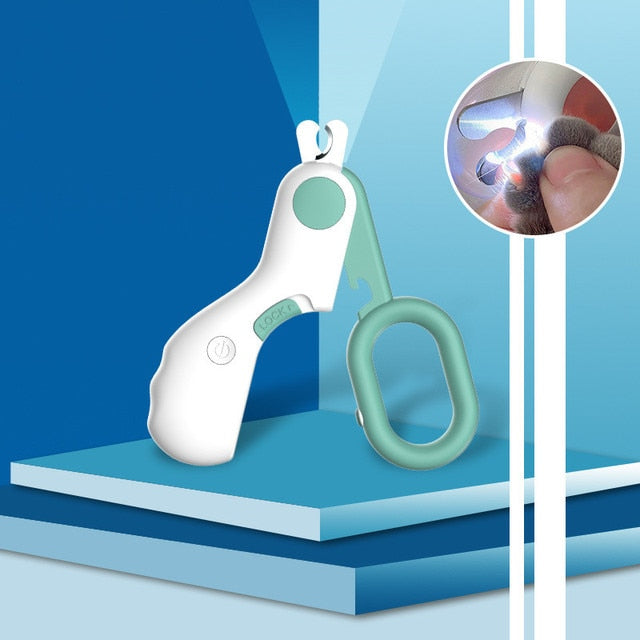 LED Light Professional Pet Nail Clipper For Small Dogs And Cats