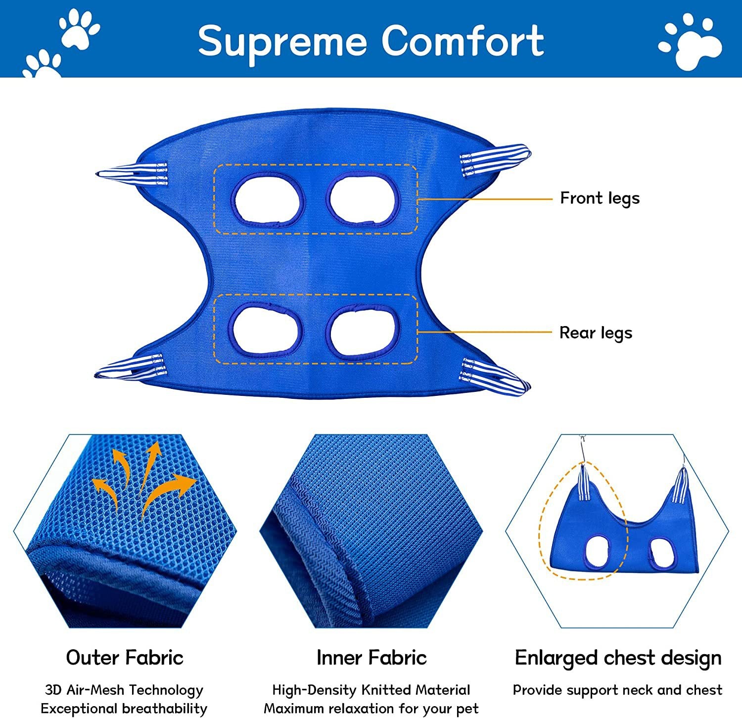 Pet Grooming and Restraint Set