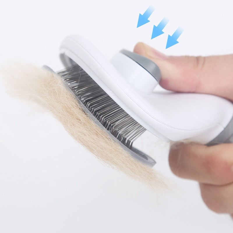 Stainless Steel Pet Hair Removal Brush