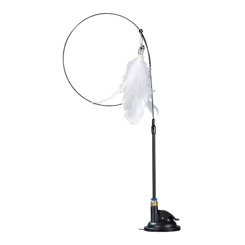 Handfree Teaser Wand With Suction Cup