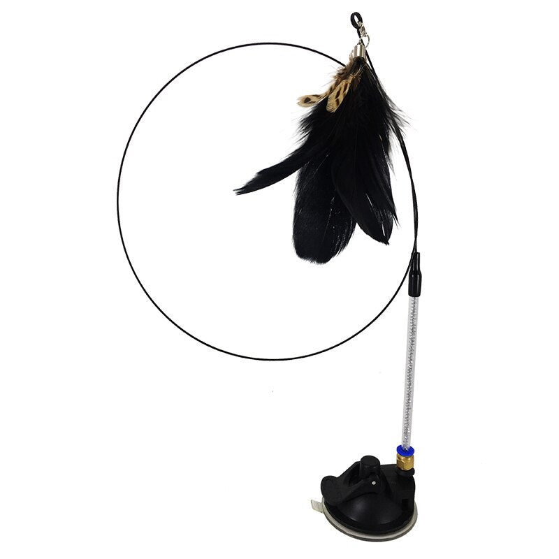 Handfree Teaser Wand With Suction Cup