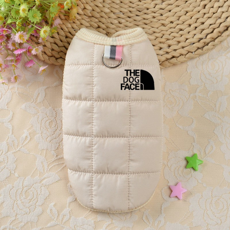 Winter Cotton Dog Vest Coats For Small Medium Dogs