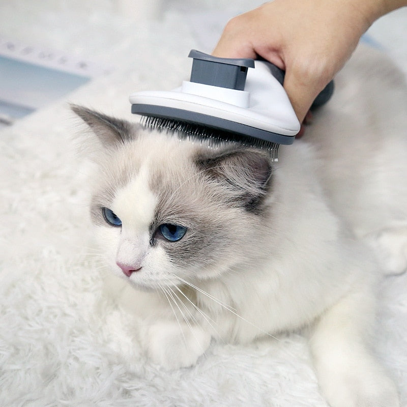 Stainless Steel Pet Hair Removal Brush