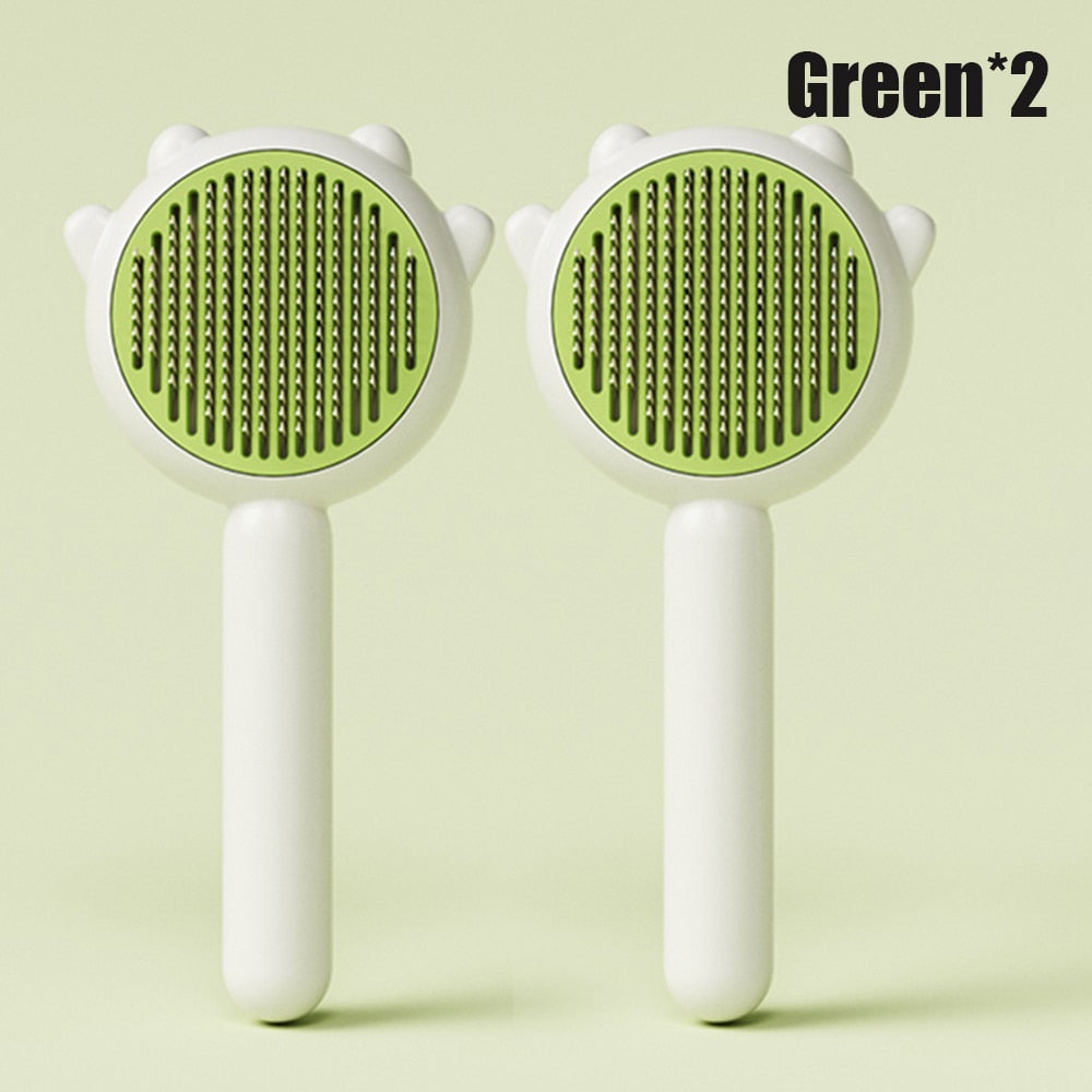 Pet Grooming Needle Brush With Magic Massage Comb