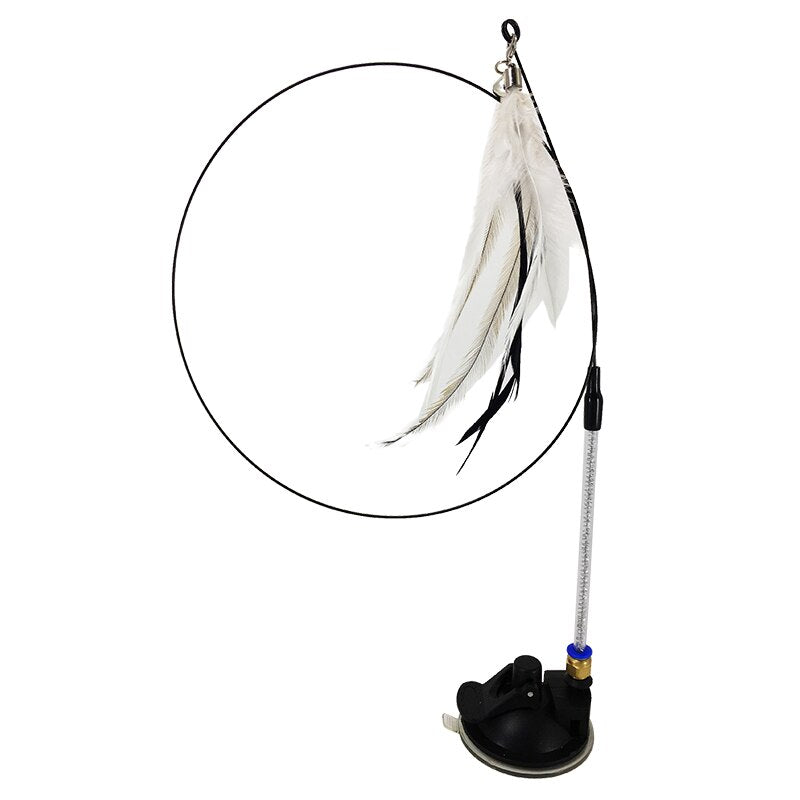 Handfree Teaser Wand With Suction Cup