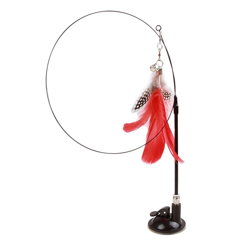 Handfree Teaser Wand With Suction Cup