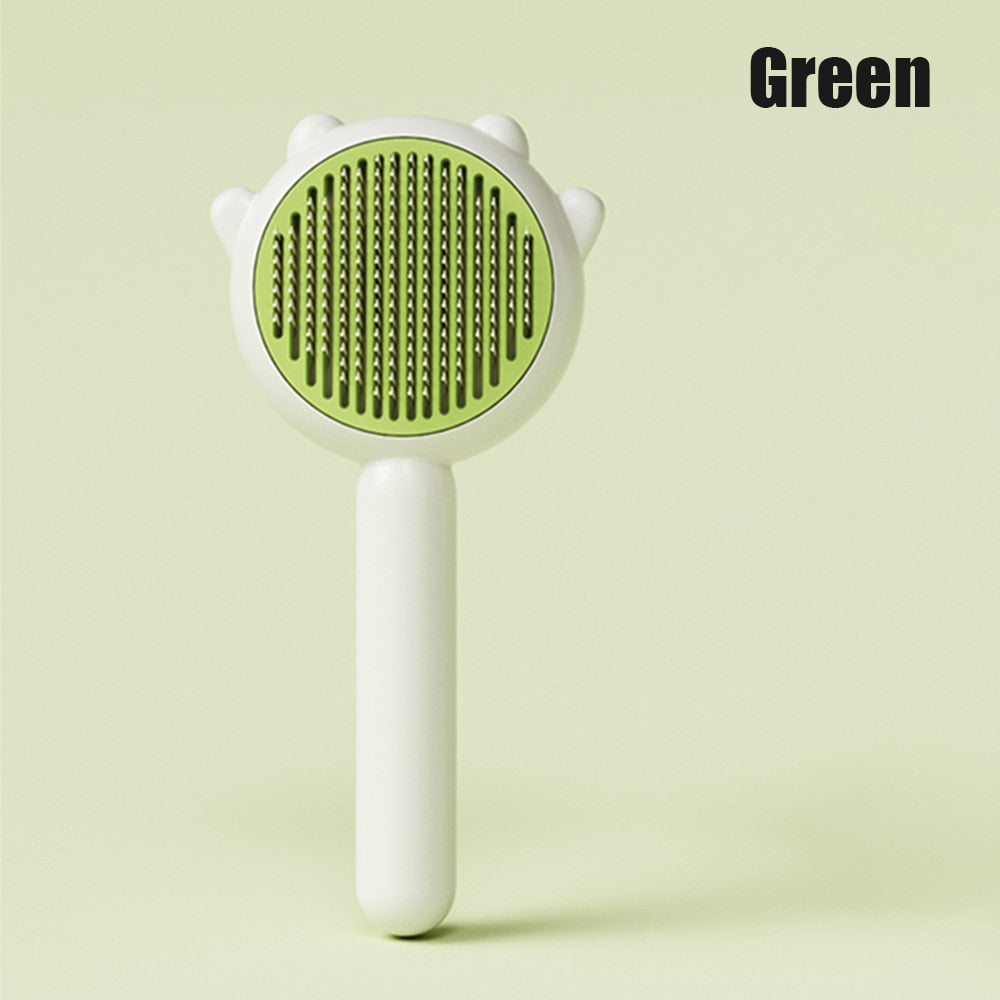Pet Grooming Needle Brush With Magic Massage Comb