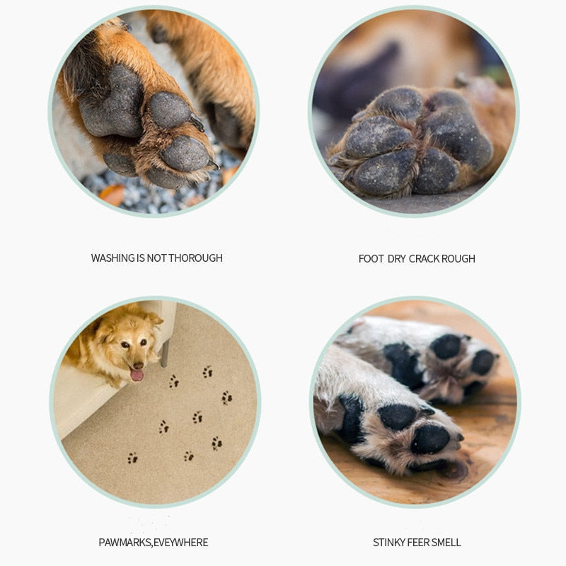 Herbal Extract Paw Care With Silicone Head Massager