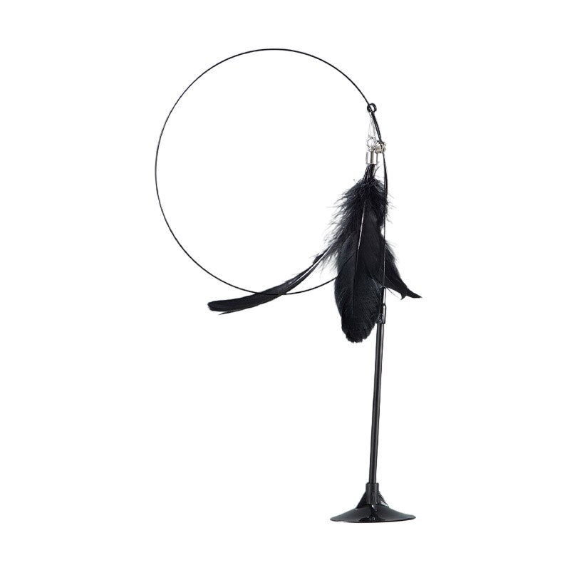 Handfree Teaser Wand With Suction Cup