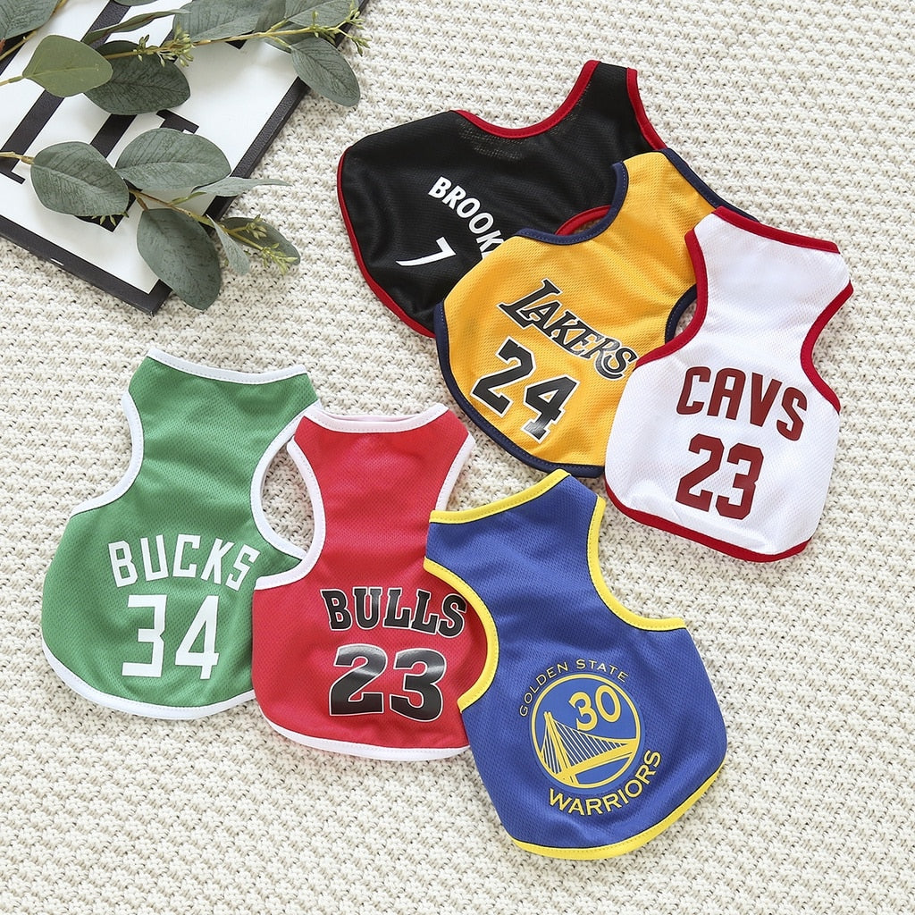 Breathable Basketball Pet Shirt