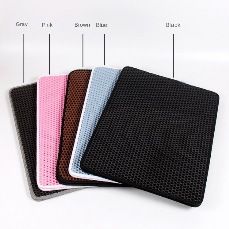 Waterproof Double Layer Cat Litter Box Mat