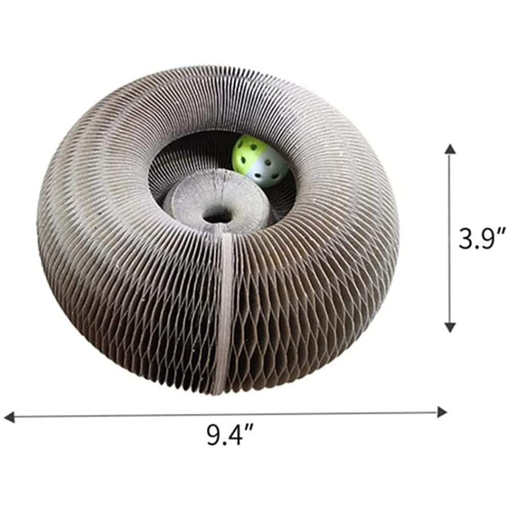 Bell-Enhanced Scratch Board For Claw Climbing & Cat Grind