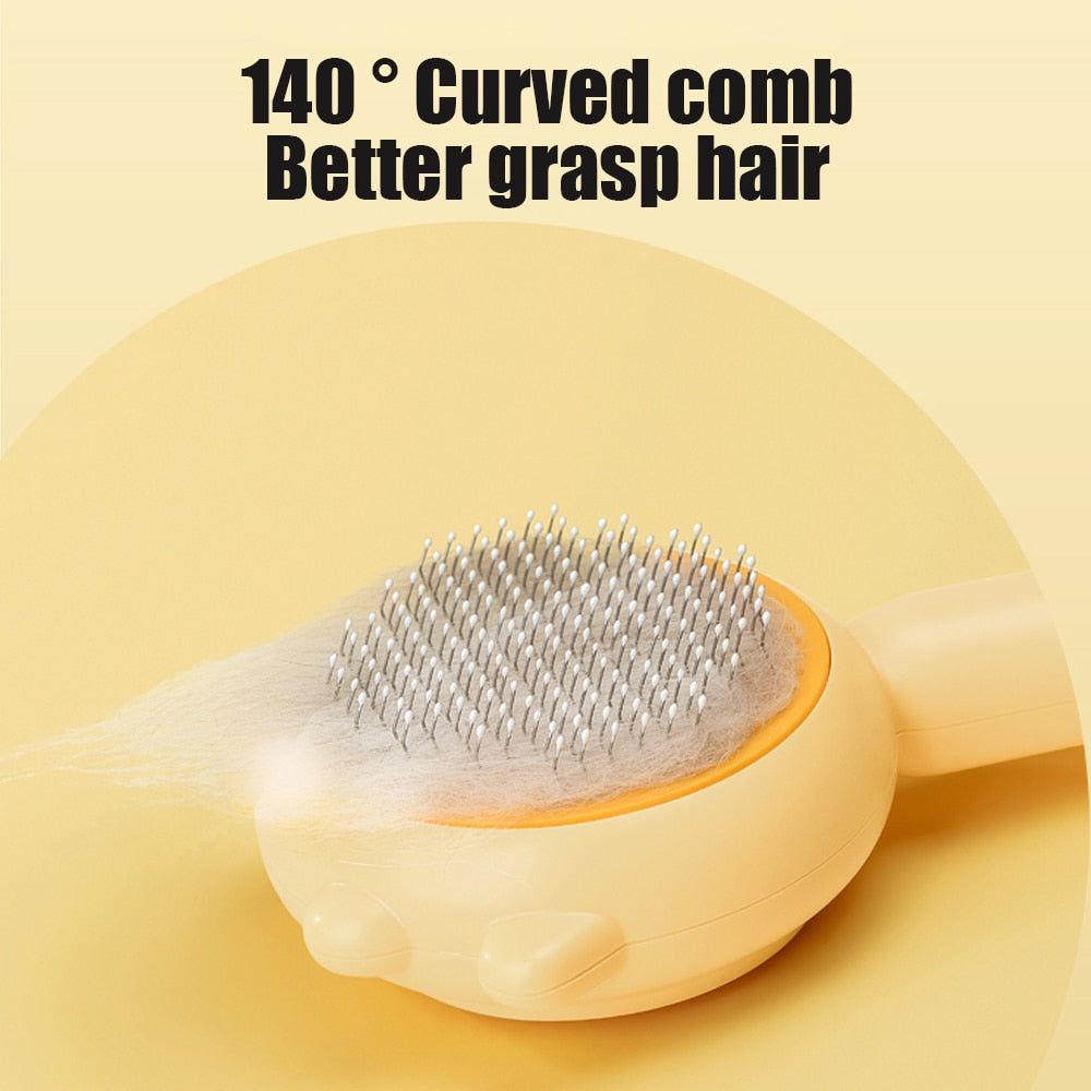 Pet Grooming Needle Brush With Magic Massage Comb