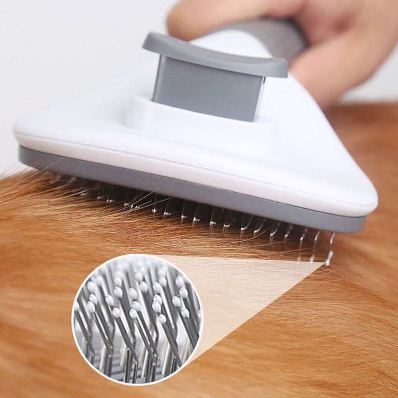 Stainless Steel Pet Hair Removal Brush