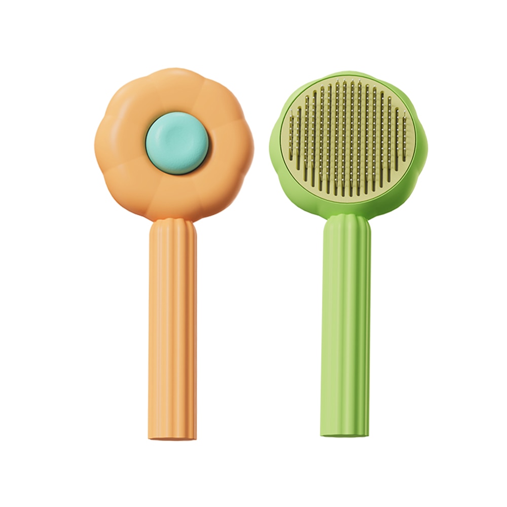 Pet Grooming Needle Brush With Magic Massage Comb