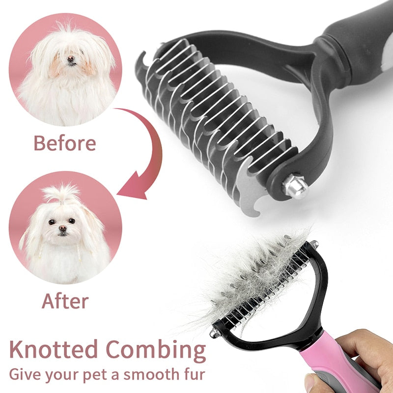 Effective Dog and Cat Grooming Tool for Shedding