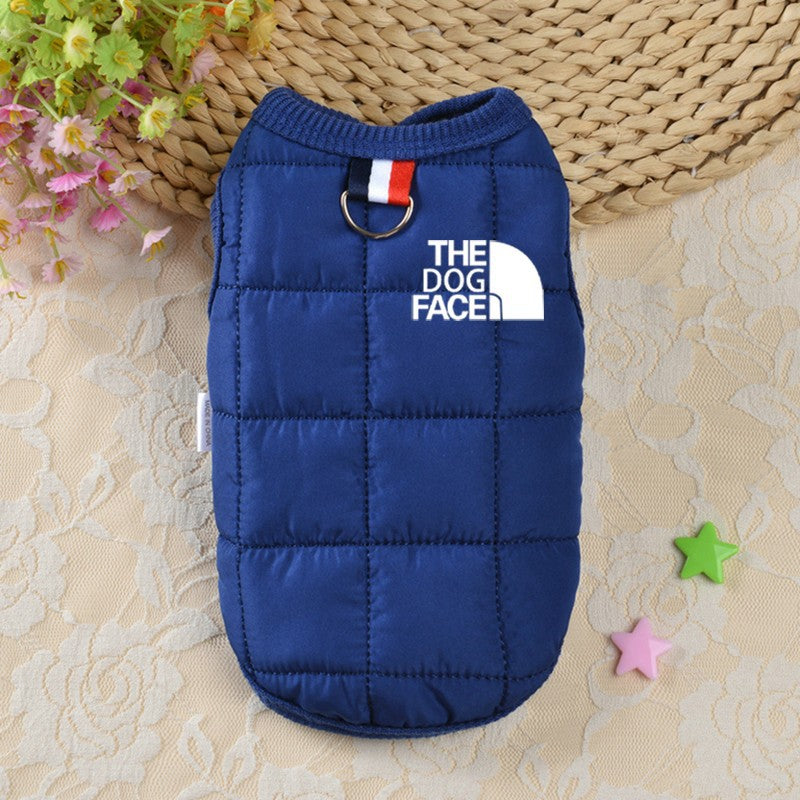 Winter Cotton Dog Vest Coats For Small Medium Dogs