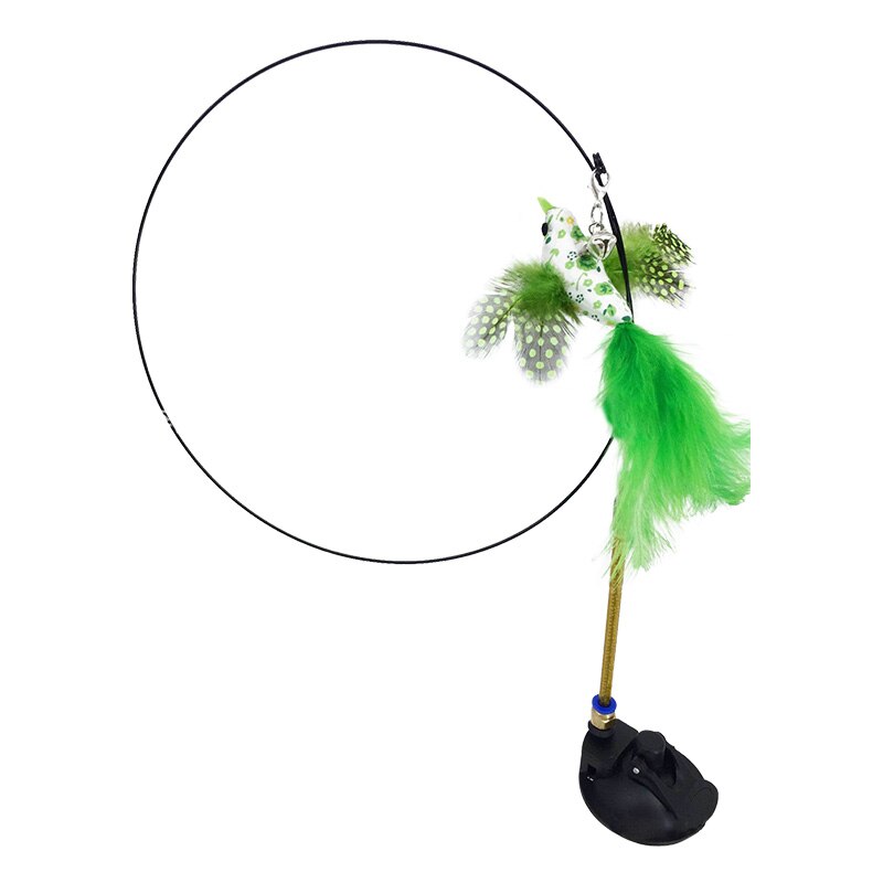 Handfree Teaser Wand With Suction Cup