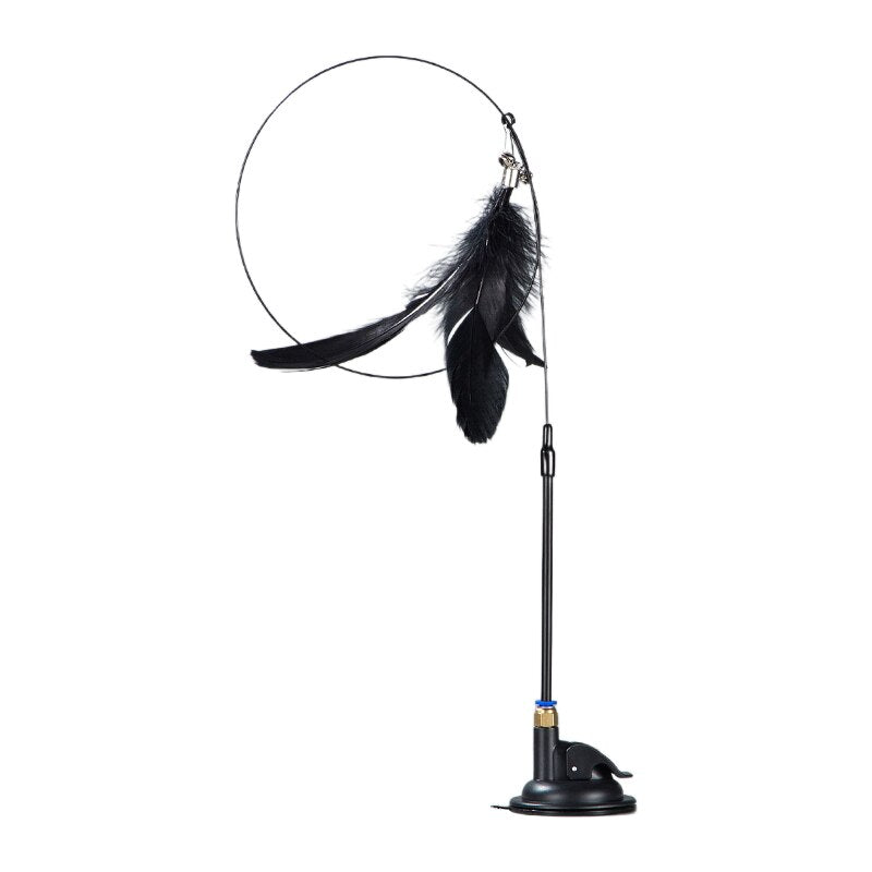 Handfree Teaser Wand With Suction Cup