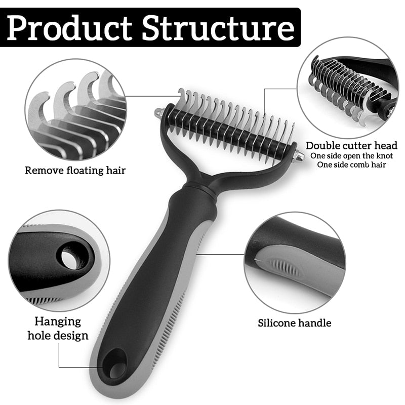 Effective Dog and Cat Grooming Tool for Shedding