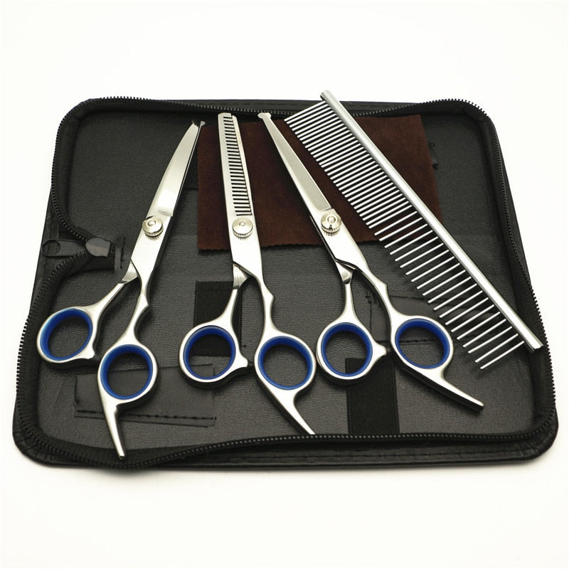 Professional Pet Grooming Scissors Set