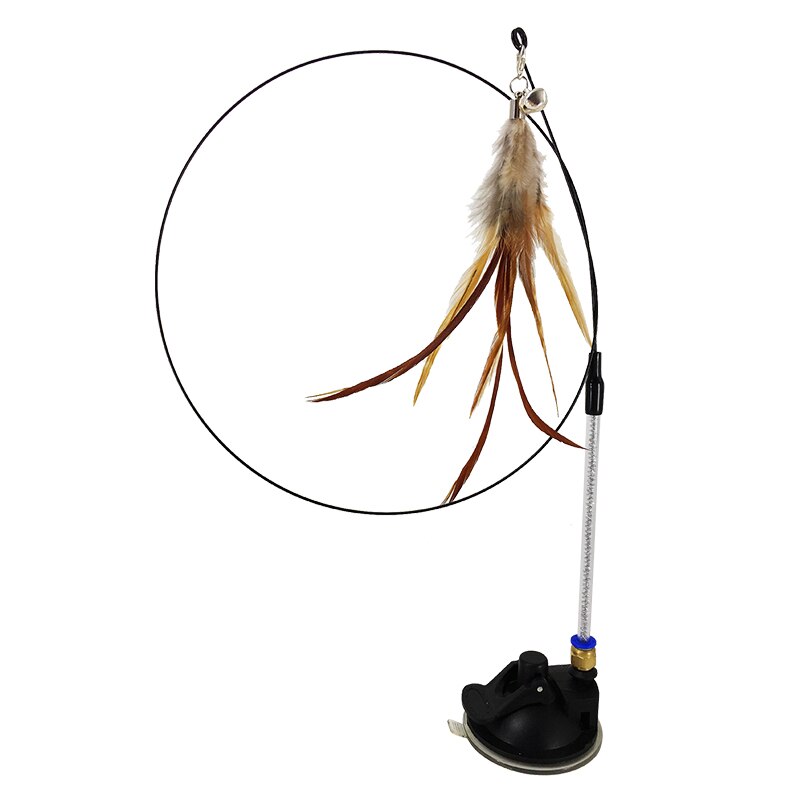 Handfree Teaser Wand With Suction Cup