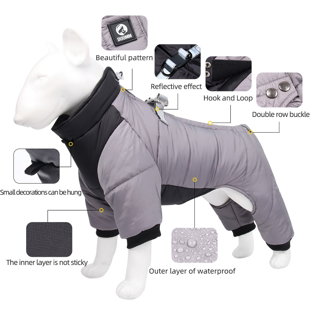 Winter Warm Waterproof Pet Dog Jacket