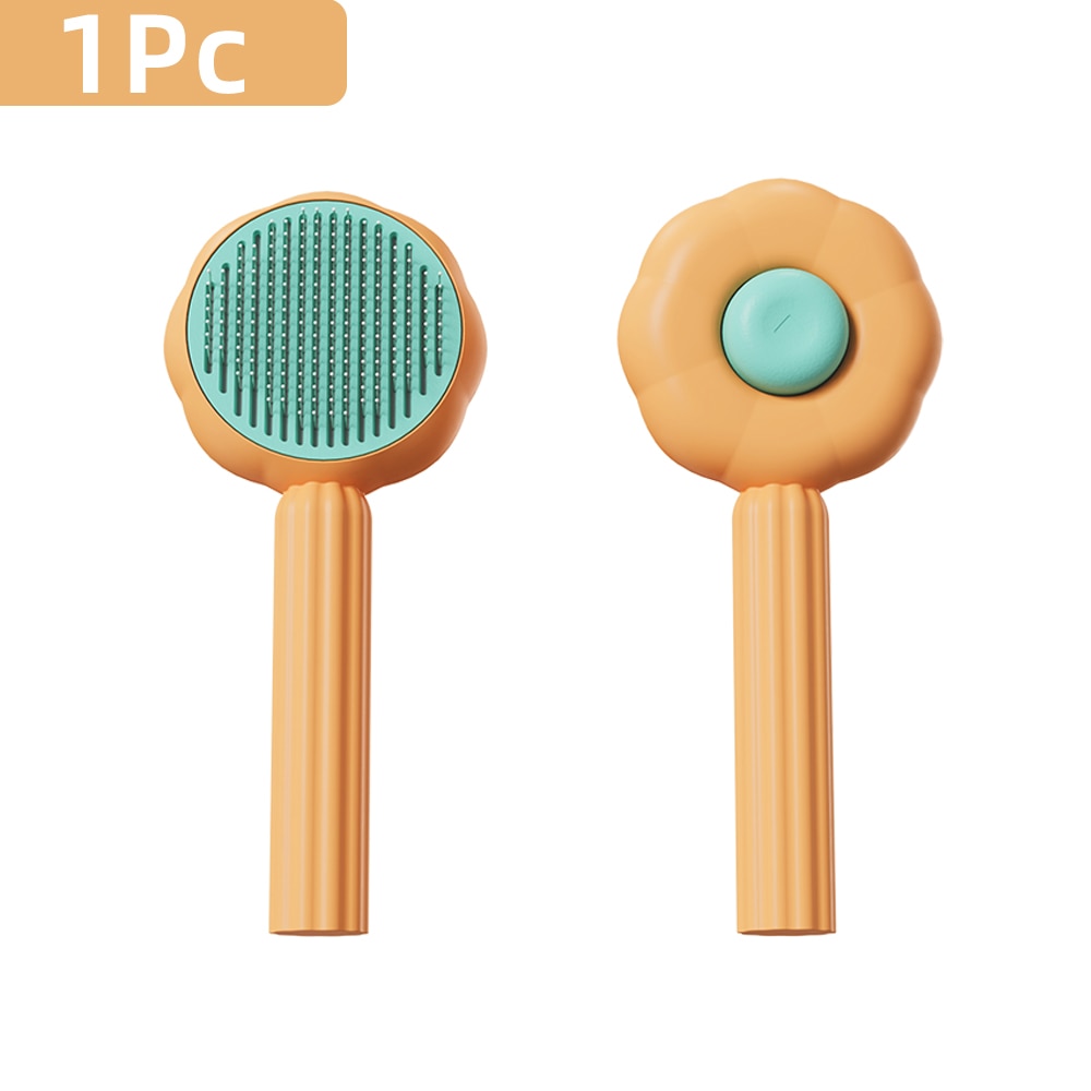 Pet Grooming Needle Brush With Magic Massage Comb