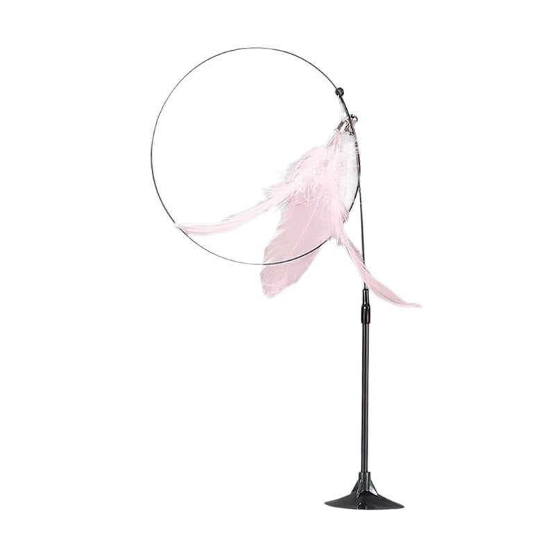 Handfree Teaser Wand With Suction Cup